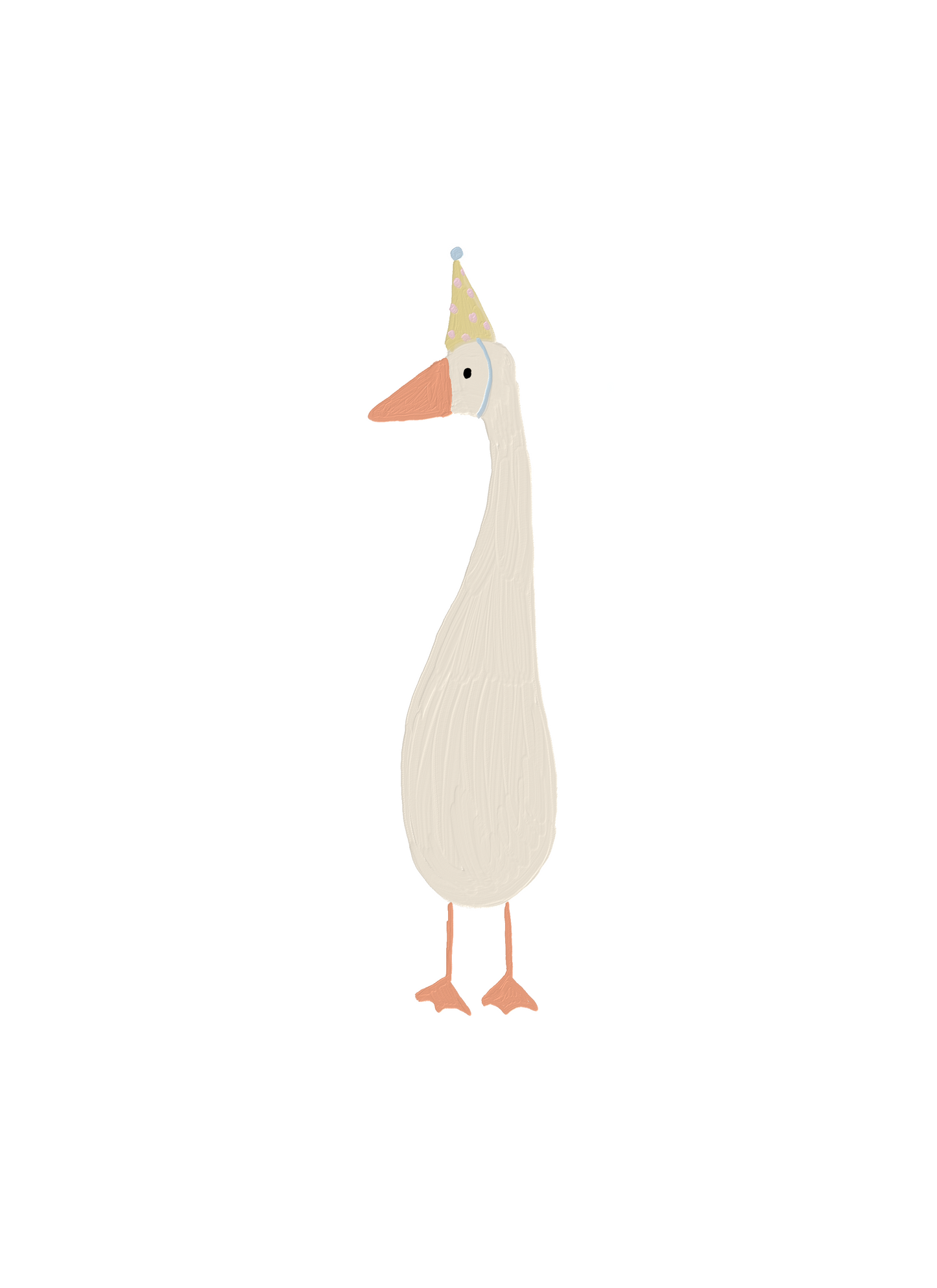 Birthday Goose Greeting Card