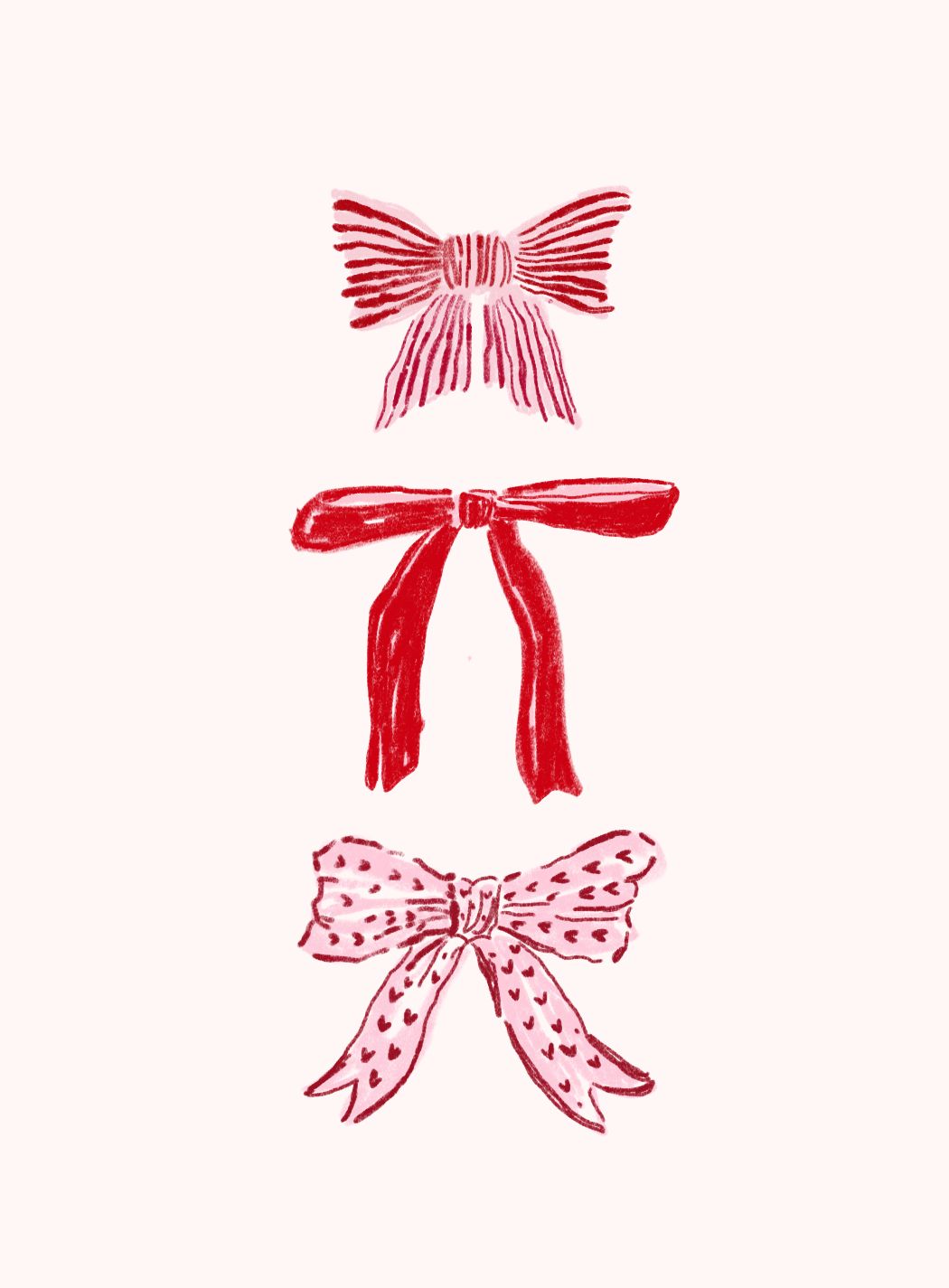 Bows Greeting Card