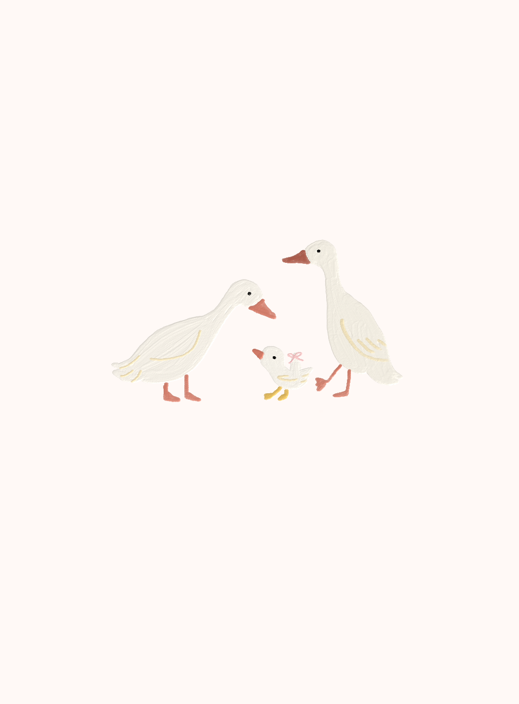 Lucky Little Duckling Greeting Card