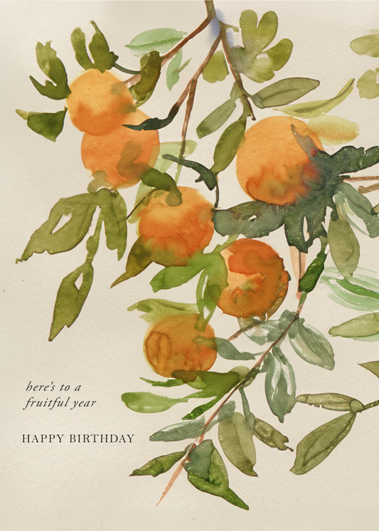 Fruitful Wishes Greeting Card